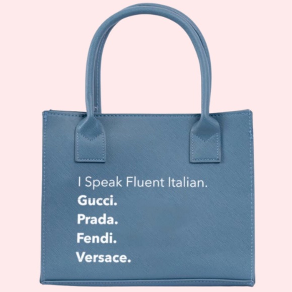 LA Trading Co Modern Mini Tote - Denim - Picture 1 of 2